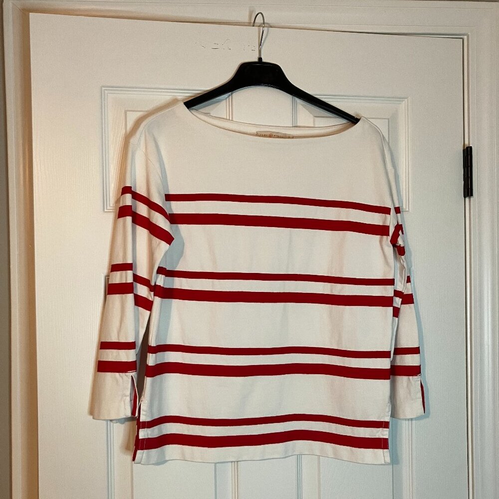 Tory Burch: Red ribbon blouse (size S)